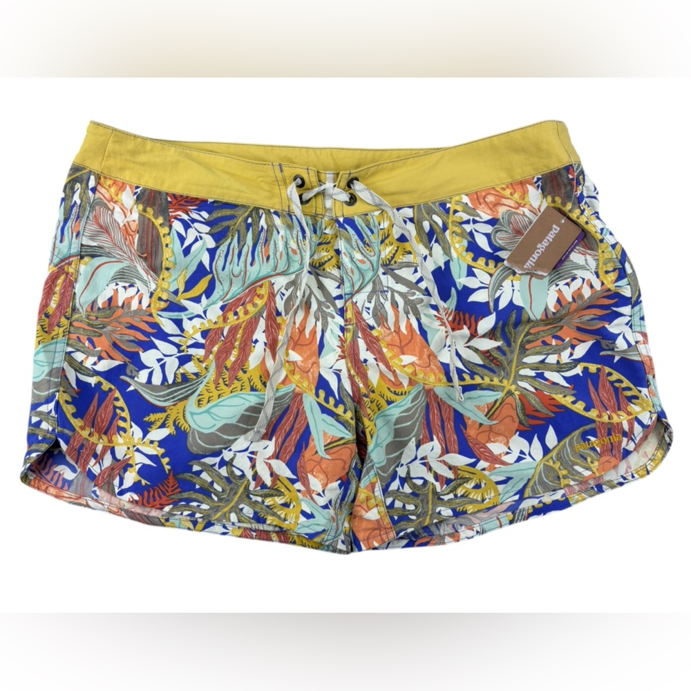 NWT-‎ Patagonia- Jurassic fern Wavefarer 5” Board Shorts- 12